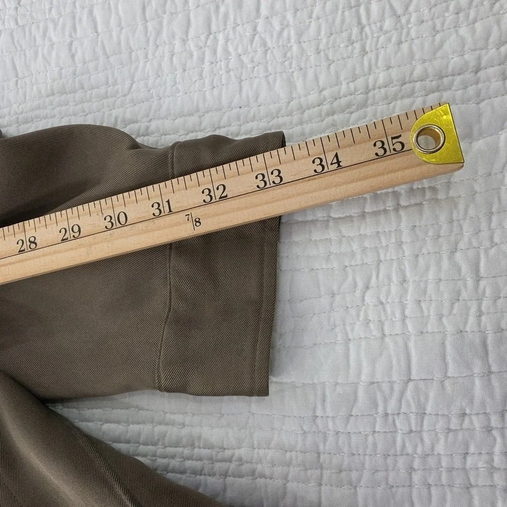 Tommy Bahama 100% Silk Full Zip Jacket‎ Mens M Slick Green Rayon Lined NEW NWT